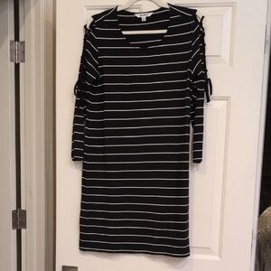 BB Dakota Stripe Dress With Ties